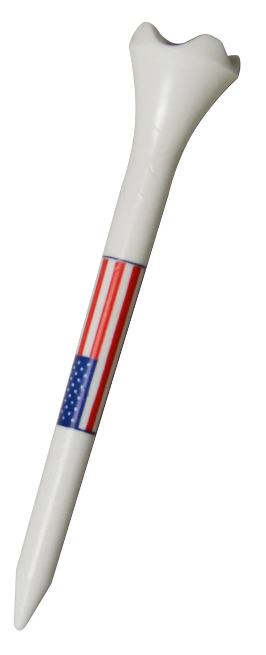 Pride Performance Golf Tees, Plastic Flag Golf Tee, 2.75, 25 Count