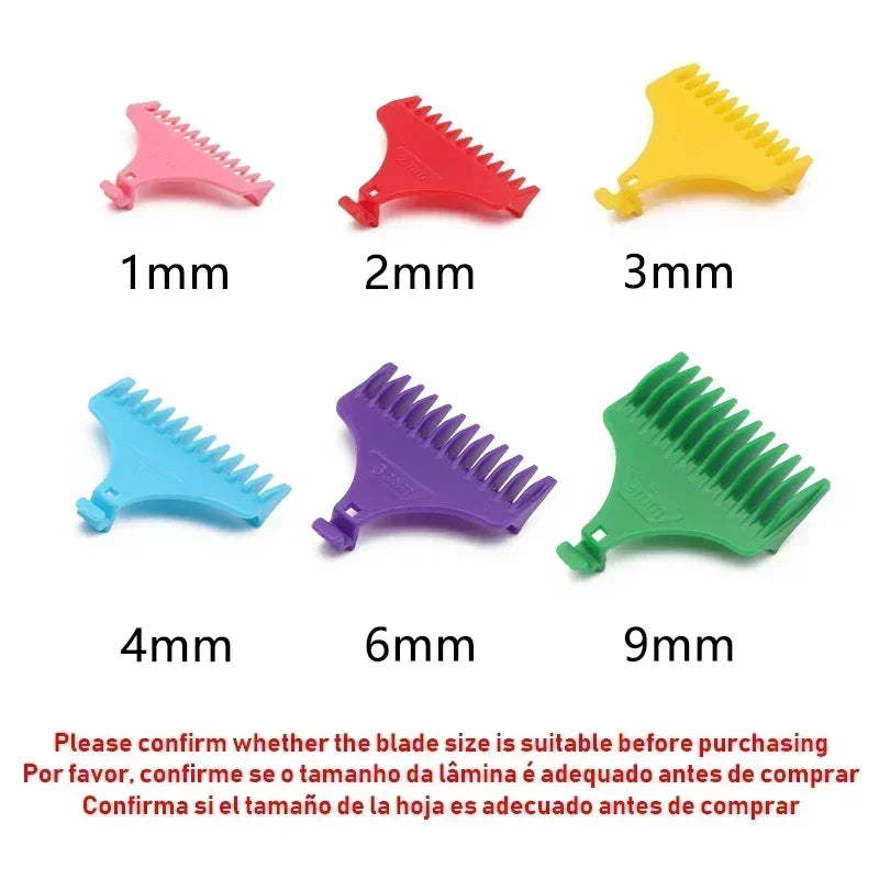 For T9 1/2/3/6/9/12 Mm Professional Hair Trimmer Limit Comb Universal Guards Hairdresser Hair Cutting Guide Barber Accesories