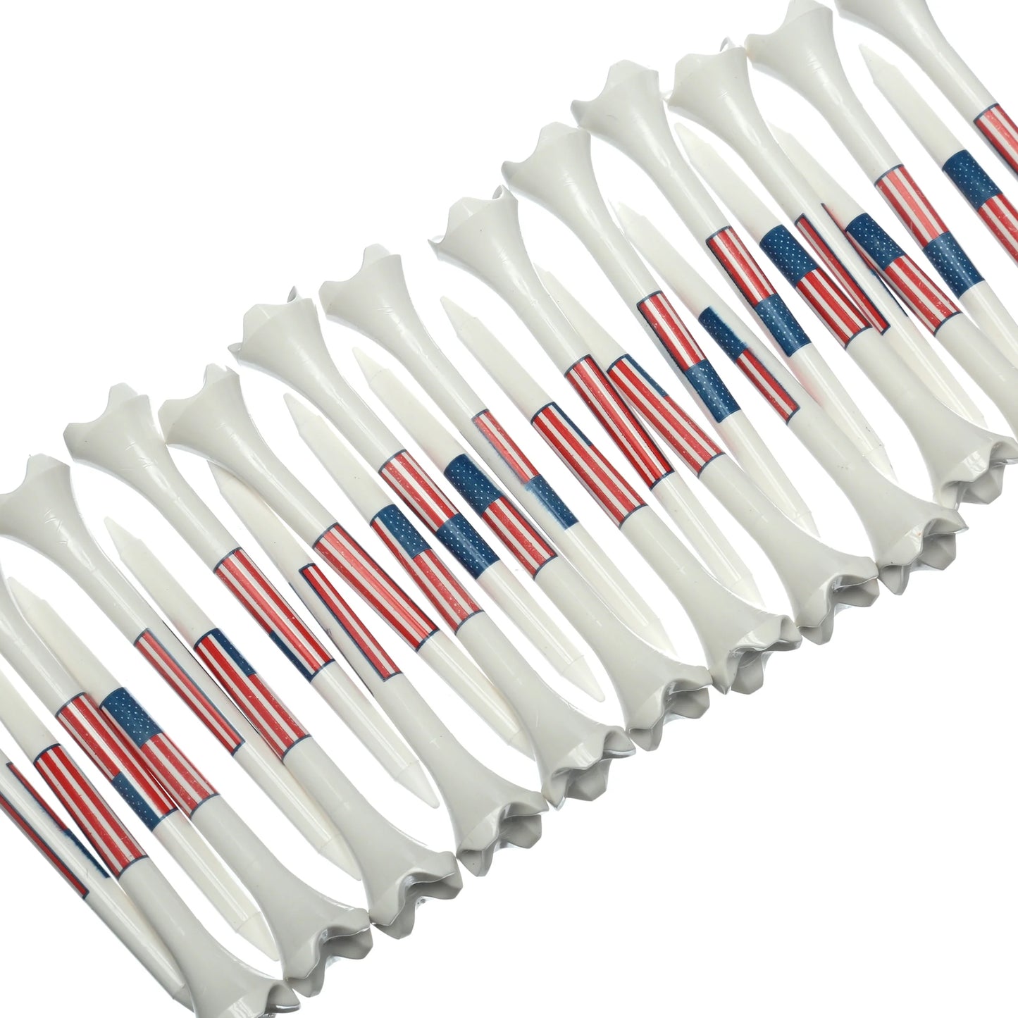 Pride Performance Golf Tees, Plastic Flag Golf Tee, 2.75, 25 Count
