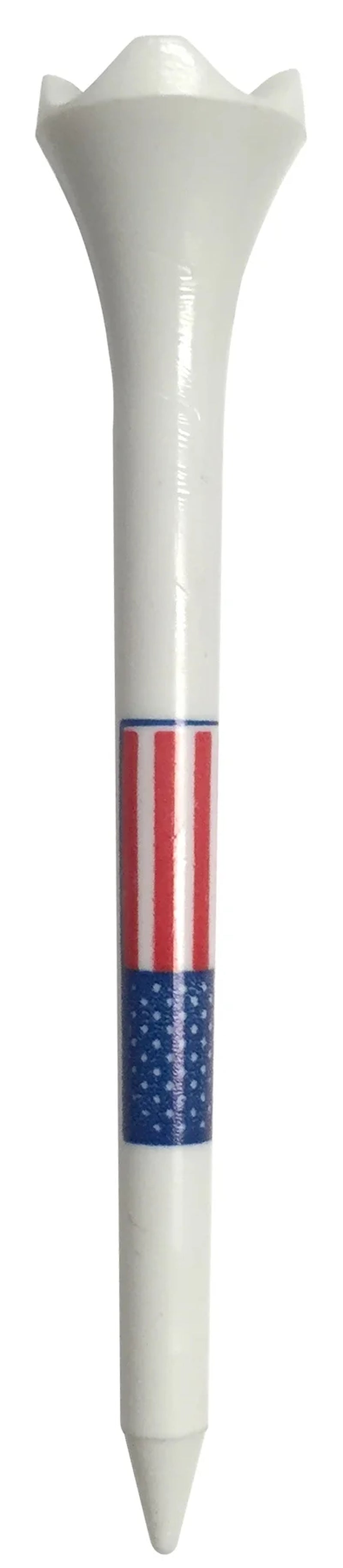 Pride Performance Golf Tees, Plastic Flag Golf Tee, 2.75, 25 Count