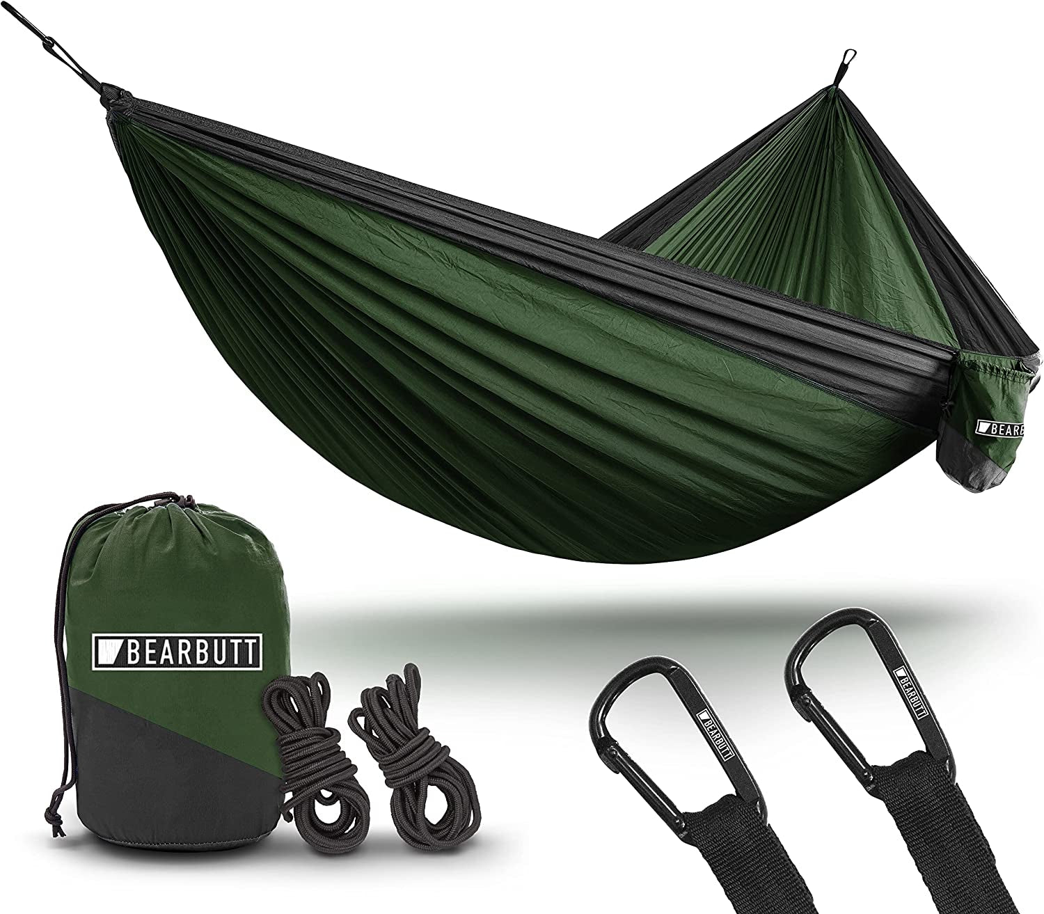 2 Person Portable Hammock - Backpacking to Camping - Double Hammock for Travel & Outdoor