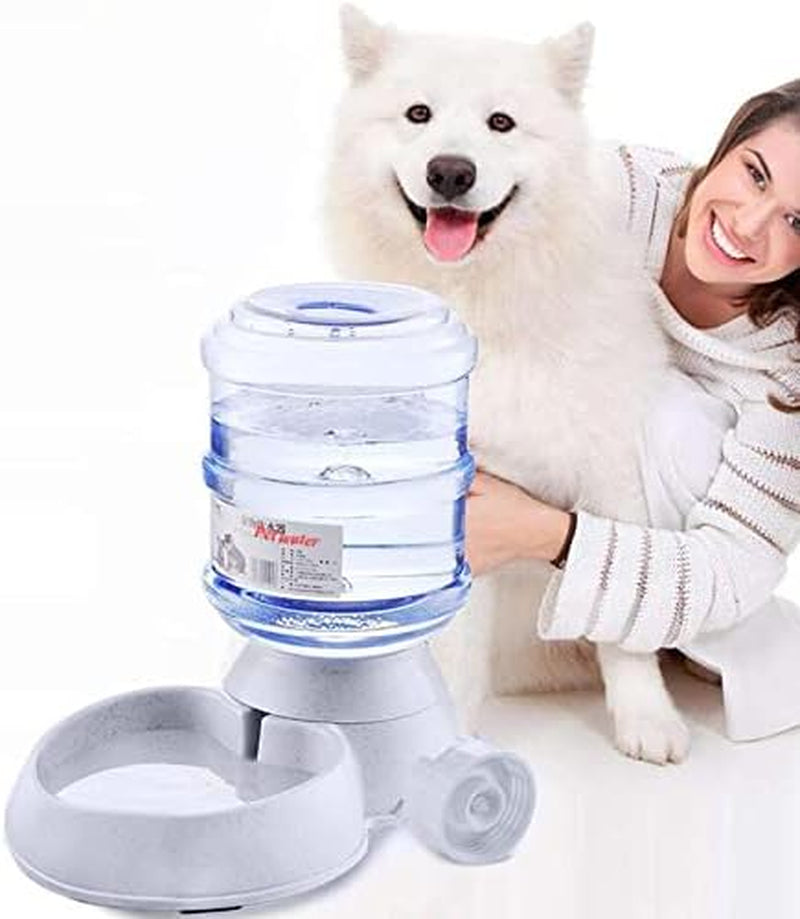 Old Tjikko Dogs Water Dispenser,Water Bowl for Dogs,Pet Water Dispenser,Automatic Dog Water Bowl Cat Water Dispenser Dog Drinking Fountain,3.8L (Water Dispenser