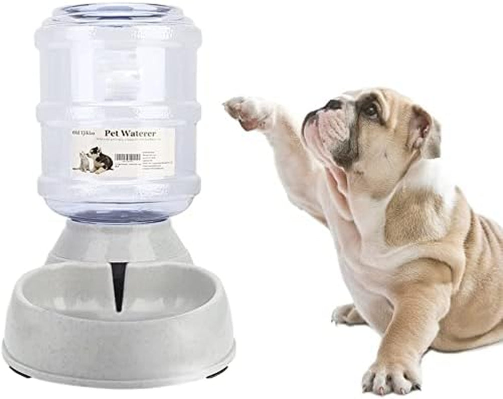 Old Tjikko Dogs Water Dispenser,Water Bowl for Dogs,Pet Water Dispenser,Automatic Dog Water Bowl Cat Water Dispenser Dog Drinking Fountain,3.8L (Water Dispenser