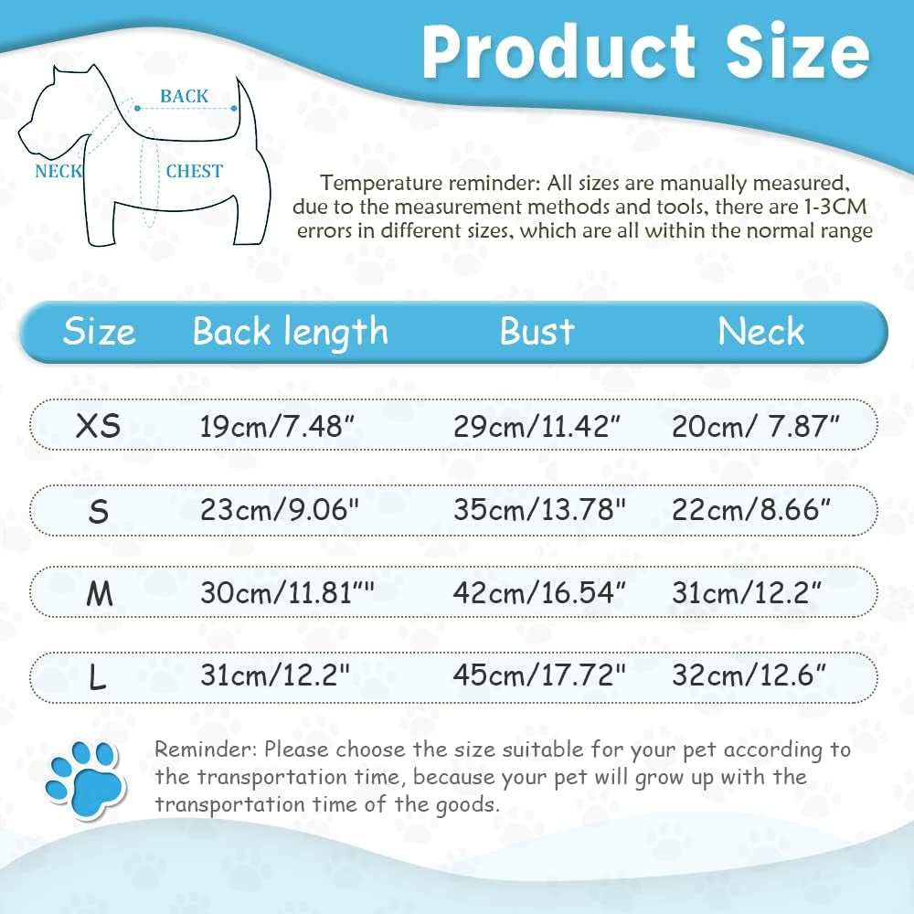 Sebaoyu 2 Pack Dog Shirt for Small Medium Large Dogs-Cooling Dog Hawaiian Shirt-Toy Little Dog Clothes-Puppy Birthday Clothing for Female Male Doggie-Dachshund Teacup Chihuahua Clothes for Dog (L)