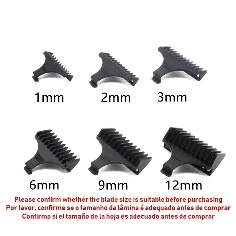 For T9 1/2/3/6/9/12 Mm Professional Hair Trimmer Limit Comb Universal Guards Hairdresser Hair Cutting Guide Barber Accesories