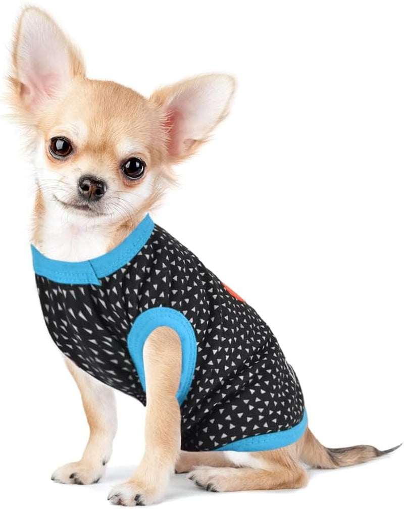 Sebaoyu 2 Pack Dog Shirt for Small Medium Large Dogs-Cooling Dog Hawaiian Shirt-Toy Little Dog Clothes-Puppy Birthday Clothing for Female Male Doggie-Dachshund Teacup Chihuahua Clothes for Dog (L)