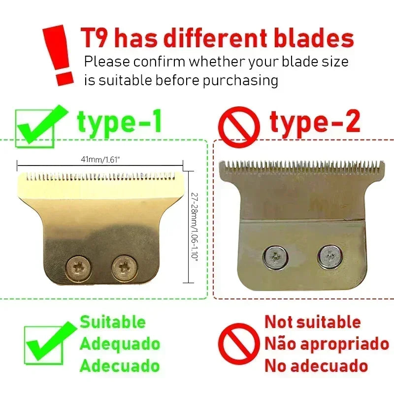 For T9 1/2/3/6/9/12 Mm Professional Hair Trimmer Limit Comb Universal Guards Hairdresser Hair Cutting Guide Barber Accesories