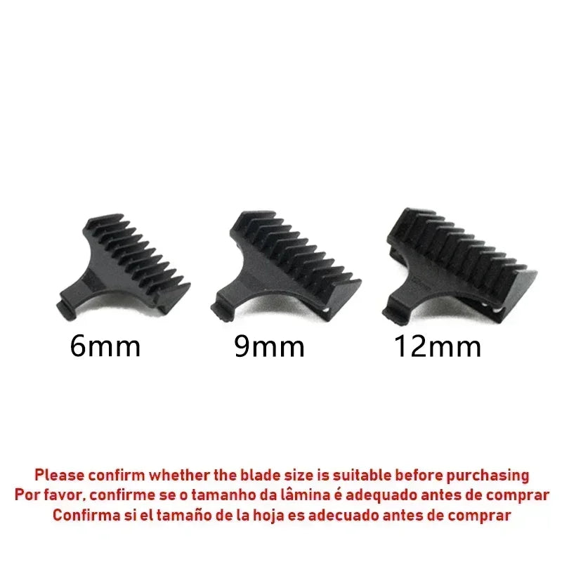 For T9 1/2/3/6/9/12 Mm Professional Hair Trimmer Limit Comb Universal Guards Hairdresser Hair Cutting Guide Barber Accesories