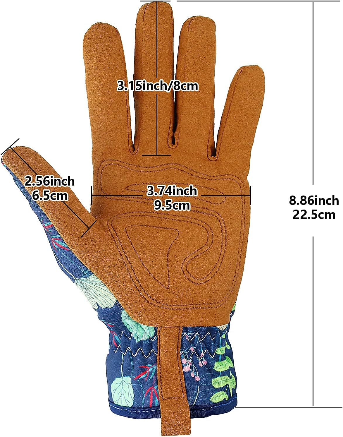 Microfiber Leather Gardening Gloves for Women Breathable Womens Gardening Gloves Great Comfortable and Flexible for Gardening