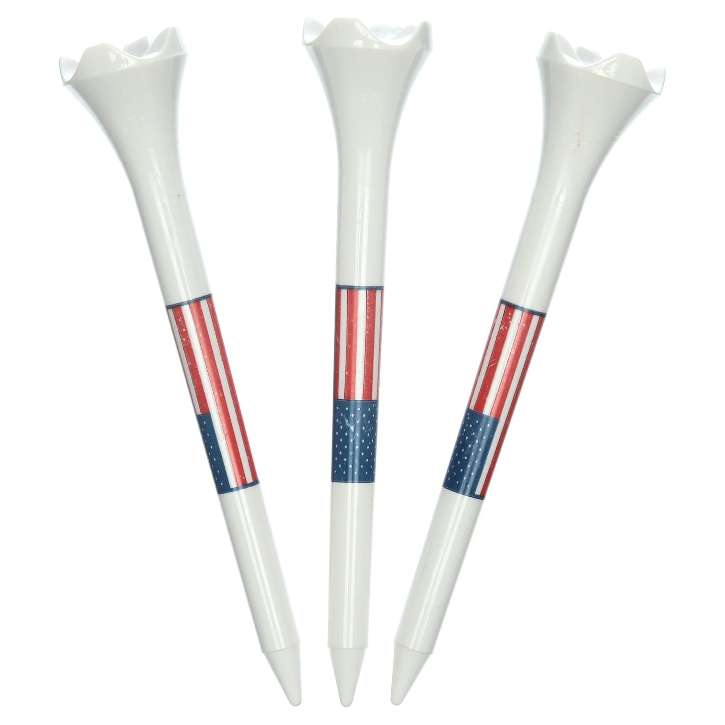 Pride Performance Golf Tees, Plastic Flag Golf Tee, 2.75, 25 Count