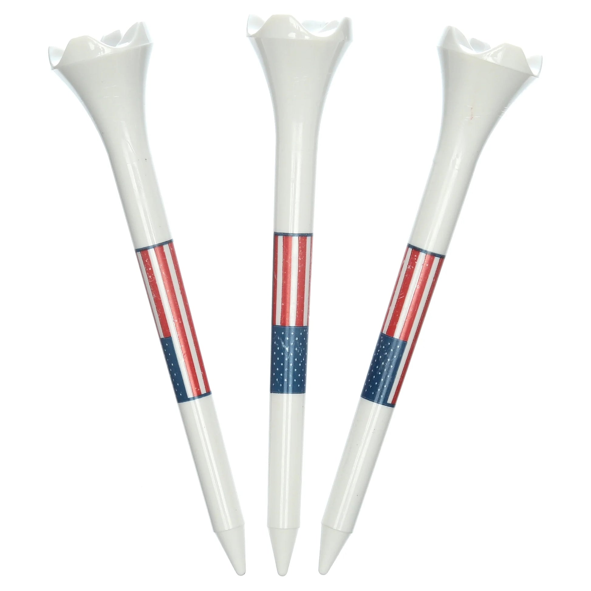 Pride Performance Golf Tees, Plastic Flag Golf Tee, 2.75, 25 Count