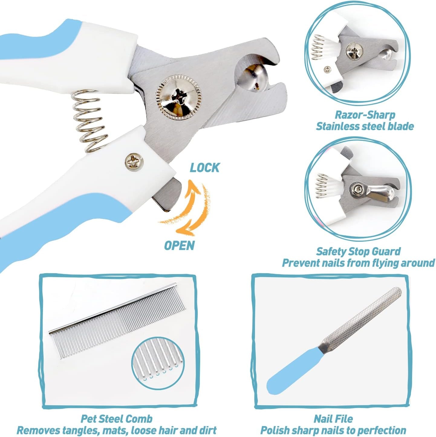 Supet Pet Grooming Hammock Harness for Cats&Dogs,Relaxation Hammock Restraint Dog&Small Animal Leashes Sling for Grooming and Nail Trimming Clipping Grooming L(Legs Spacing:10.6''-15''/Maxw:70Lbs)